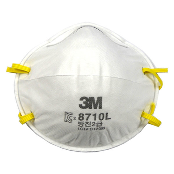 3M 8710L 1개 방진2급 마스크 산업용 공업용 mask